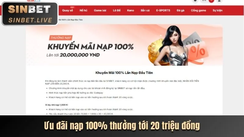 Thưởng nạp lại hàng tuần cho cá cược thể thao